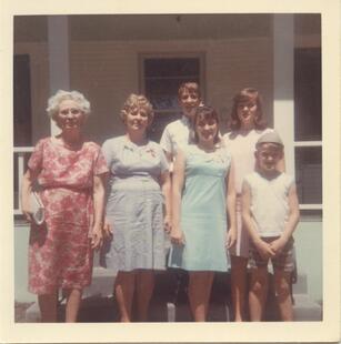 bertha beulah bill patty anne steve 1968 Front